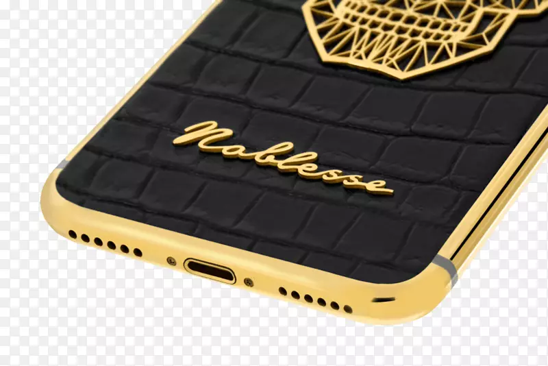金镀金苹果iphone 8+-黄金