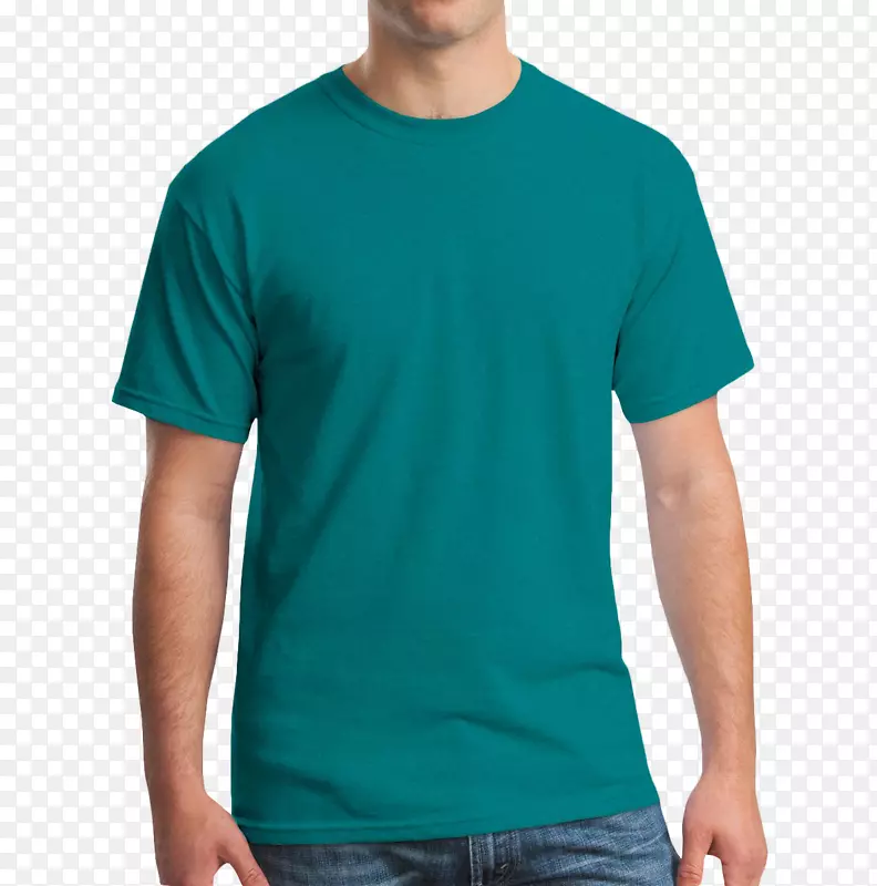t恤蓝色吉尔丹运动服绿色t恤
