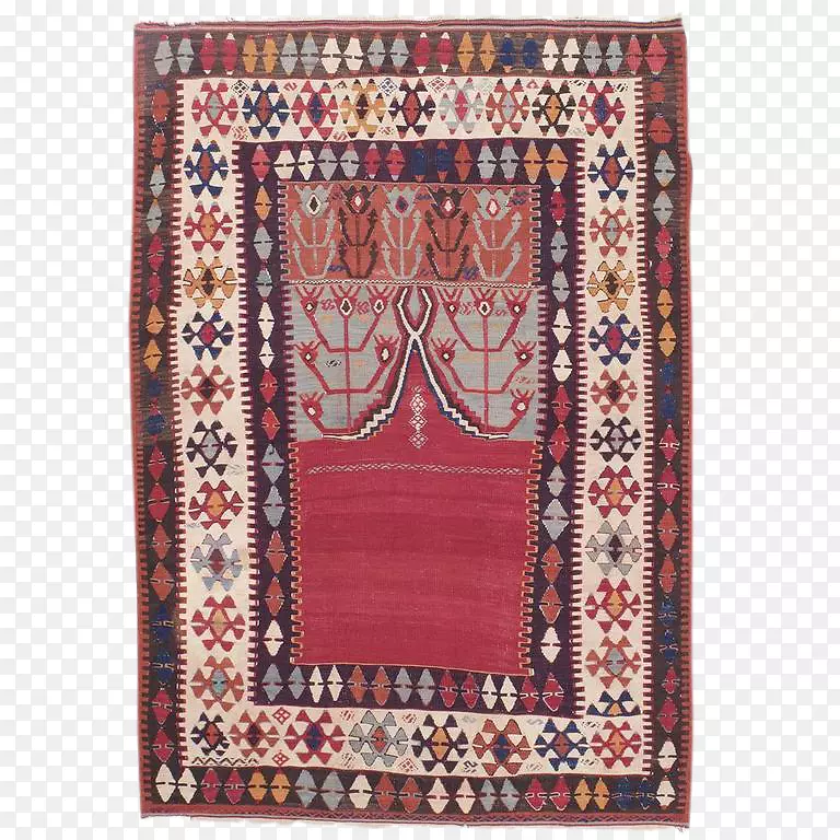 长方形-古董东方地毯