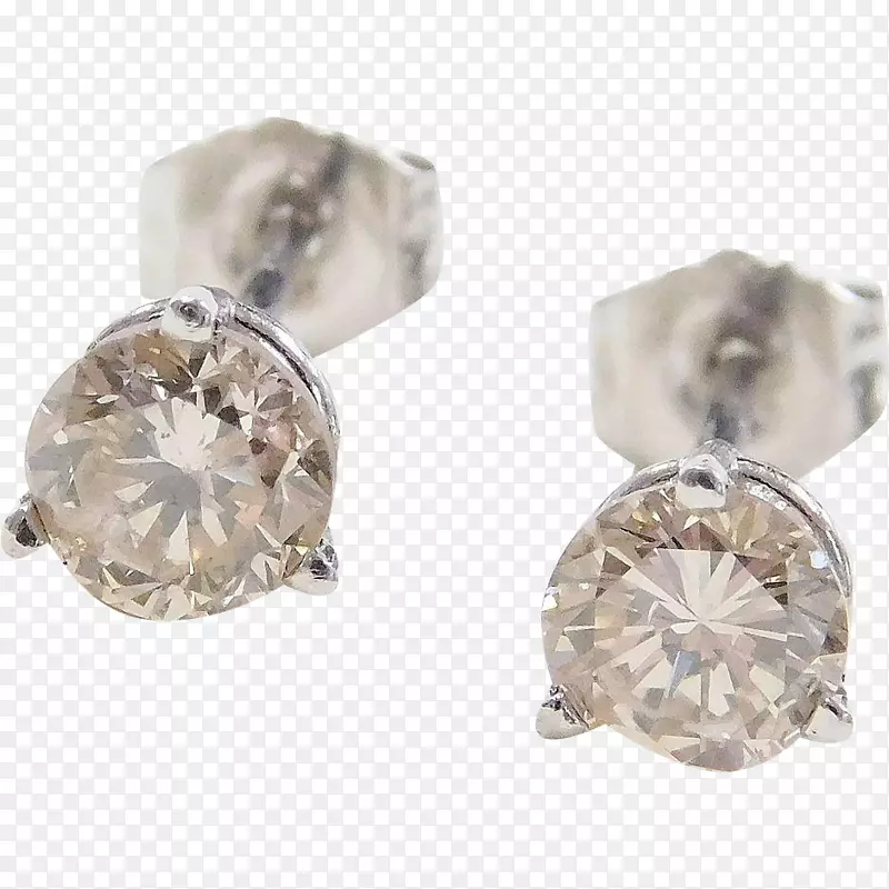 耳环体珠宝钻石银首饰