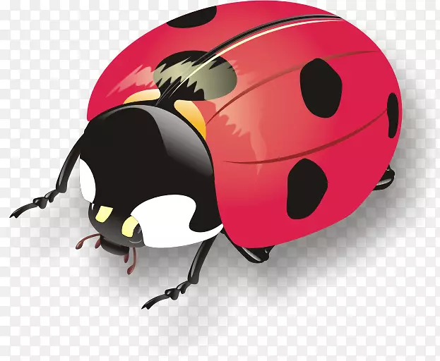 瓢虫自行车头盔滑雪雪板头盔自行车头盔