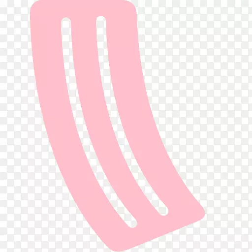 粉红m指字体设计