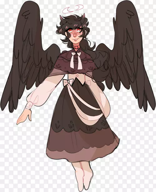 仙鸟服装设计卡通仙女