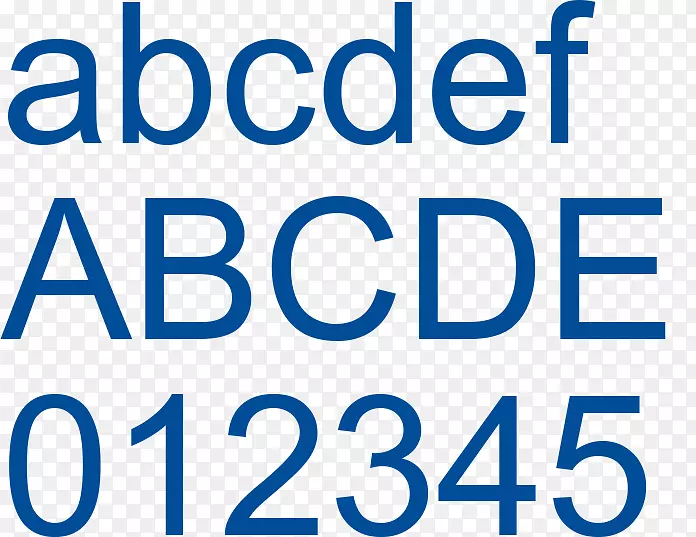 iall开源Unicode字体Univers字体创意复制材料