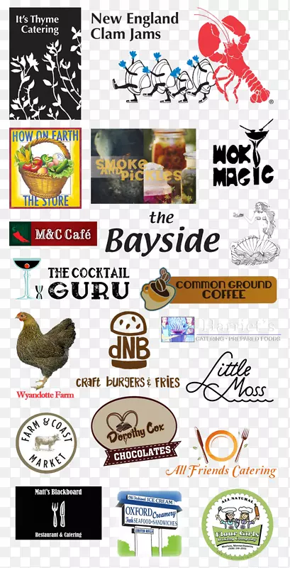 普利茅斯摇滚鸡标志品牌线字体-农民传单