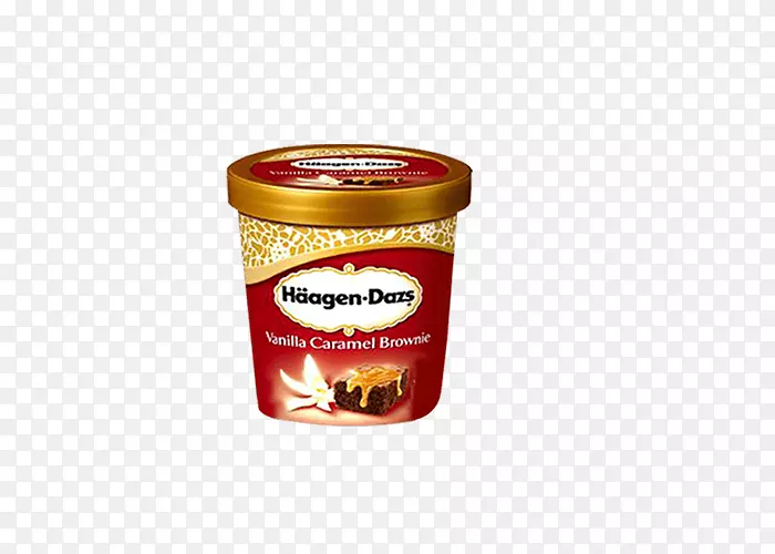 冰激凌巧克力比萨饼Hagen-dazs香草冰淇淋