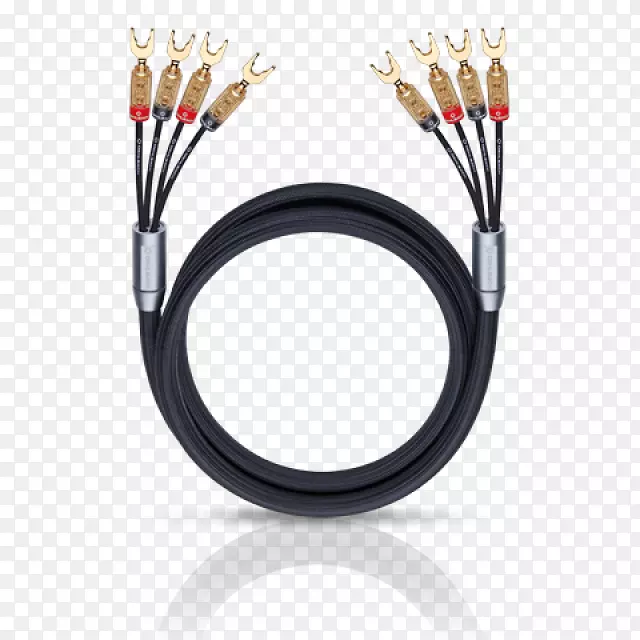 扬声器电线电缆双布线扬声器双安培和三安培双接线