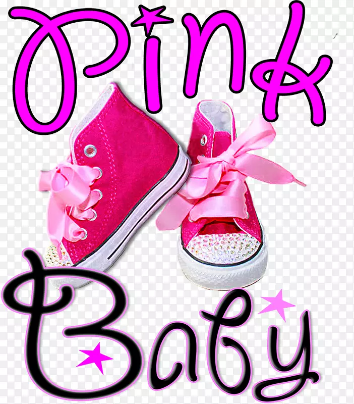 高跟鞋粉红m线剪贴画全是婴儿