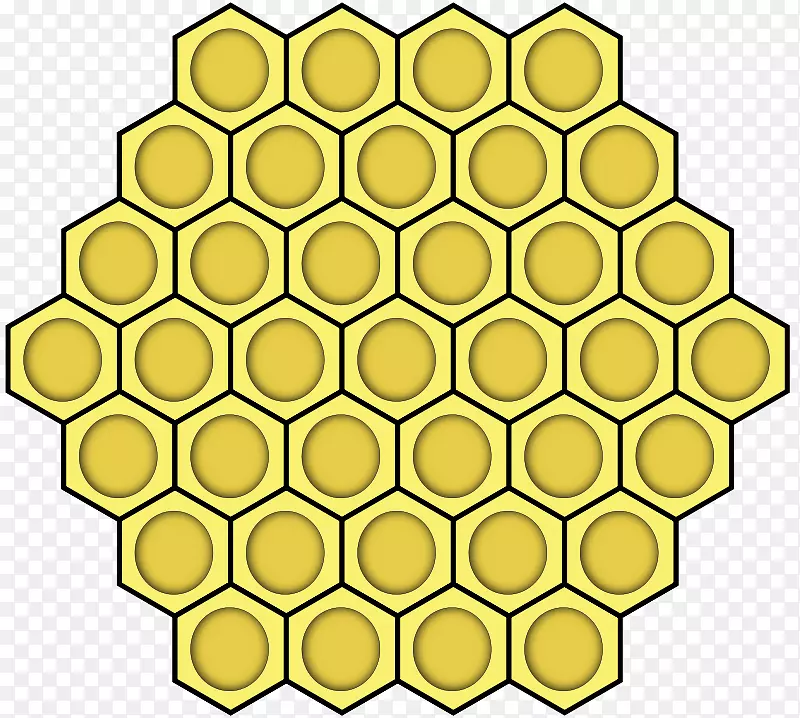 蜂窝状六角蜂巢蜜蜂