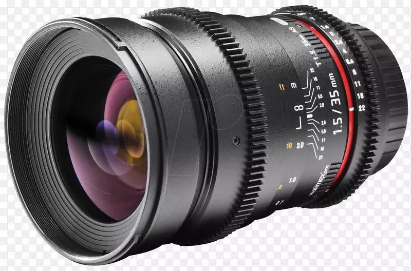 佳能x透镜安装三阳35 mm f1.4作为umc广角镜头焦距.照相机镜头
