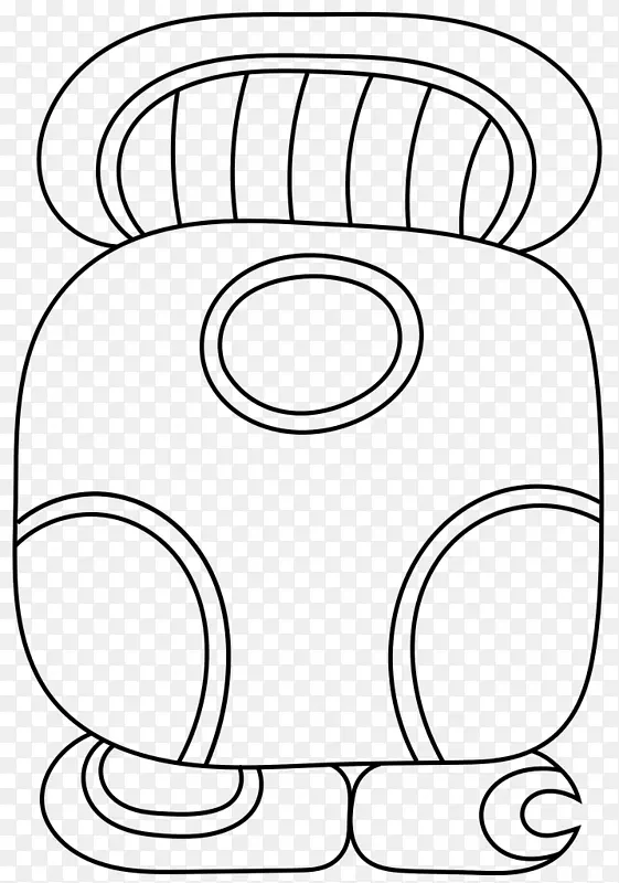 玛雅文明着色书玛雅人玛雅文字玛雅历法象形文字