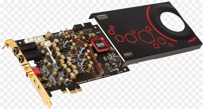 声卡和音频适配器创新5.1声卡内部声爆器zxr pc创意实验室耳机