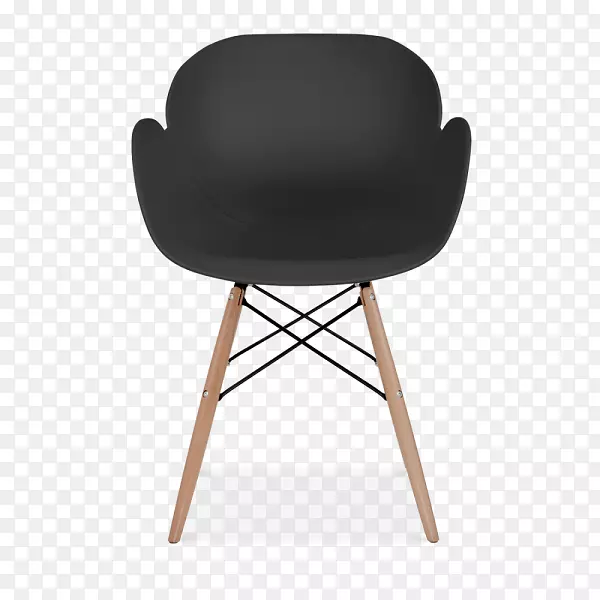 Eames躺椅钢丝椅(DKr 1)Charles和Ray Eames玻璃纤维扶手椅