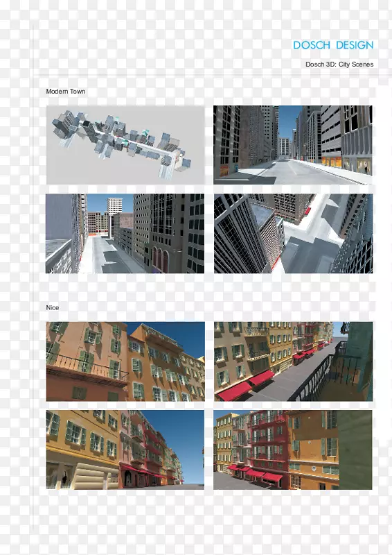 三维计算机图形三维建模电影院4d纹理映射-三维城市