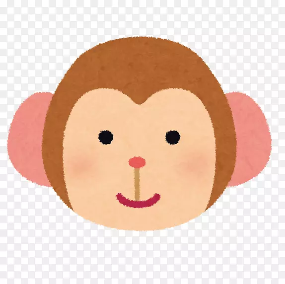猴侏儒慢罗尔斯(いらすとやhomo apiens)-猴子
