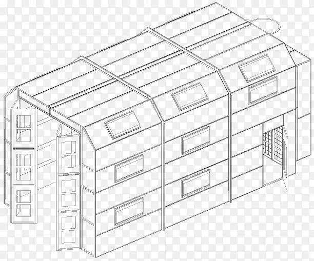 建筑立面屋面图设计