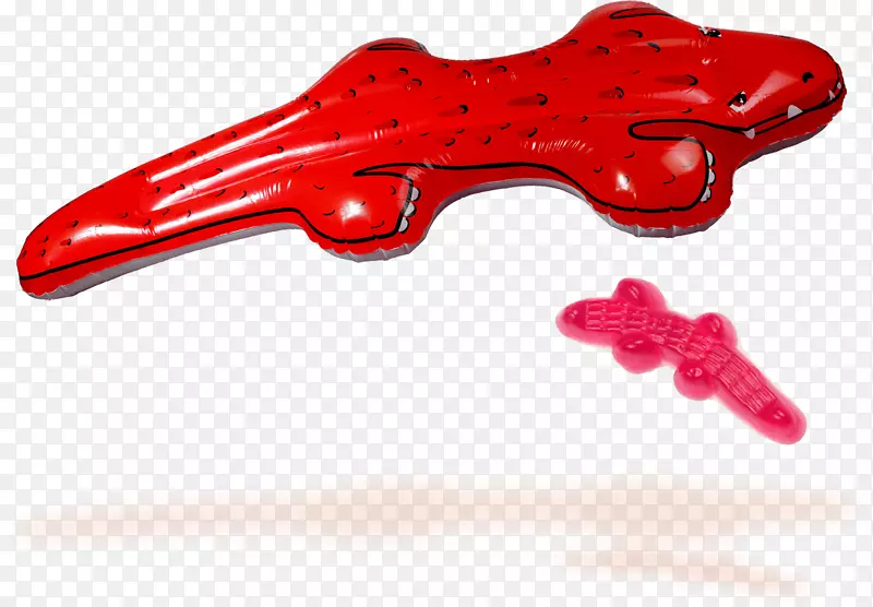 Haribo空气床垫红色充气夏季-Haribo