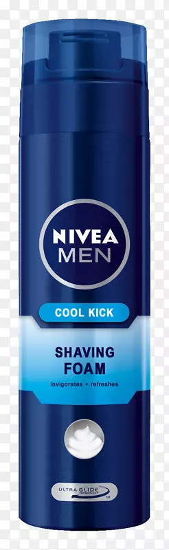 剃须膏Nivea除臭剂须后水-小的新鲜材料