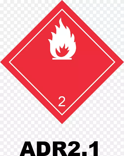 危险货物易燃性和易燃性危害物质2级气体adr-软妹妹