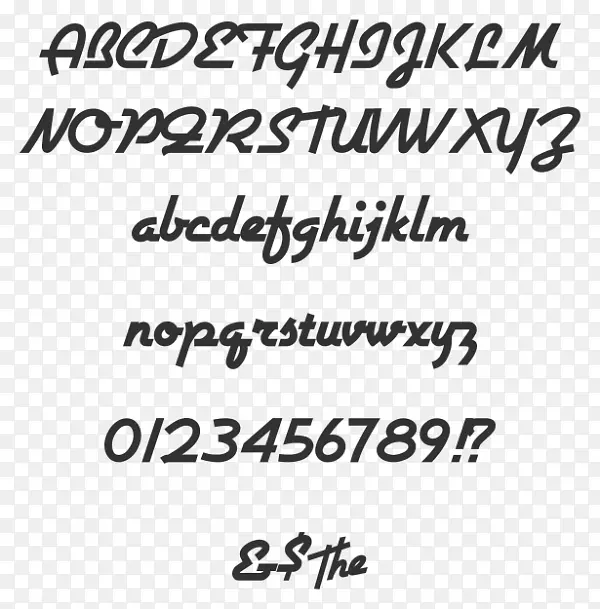 开源Unicode字体排版脚本字体