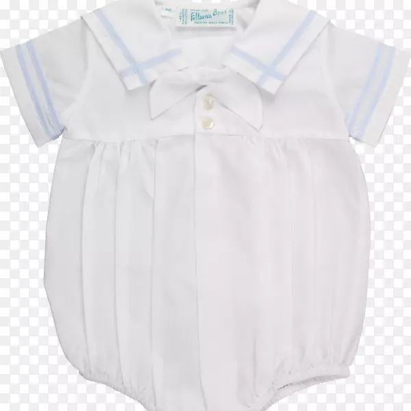 衬衫袖子洗礼服婴儿服装