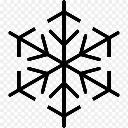 雪花电脑图标符号冻结-雪花