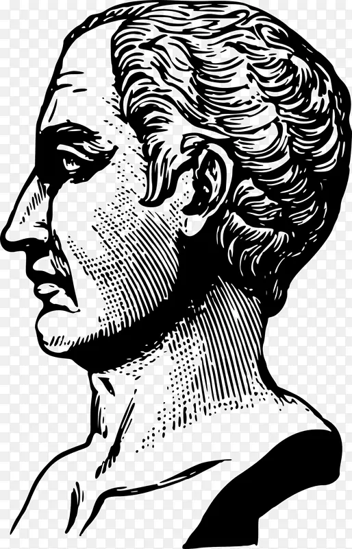 朱利叶斯凯撒绘图夹艺术-塞萨尔沙拉