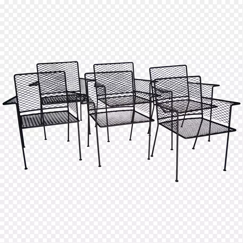 餐桌花园家具椅子锻铁桌