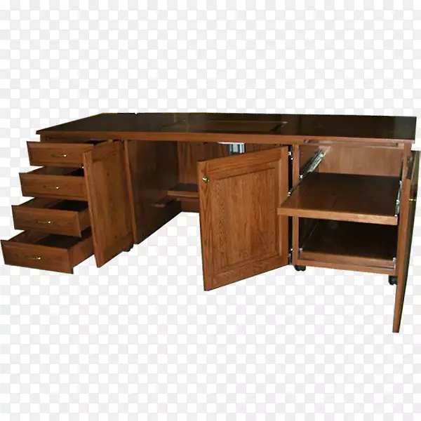 桌子抽屉自助餐和餐具柜木材染色.设计