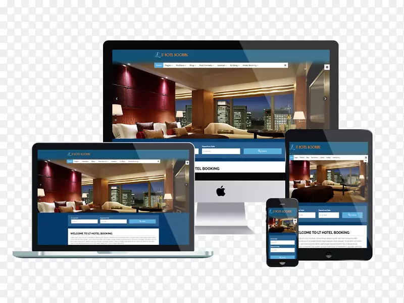 互联网订票引擎物业管理系统酒店电脑显示器-酒店预订