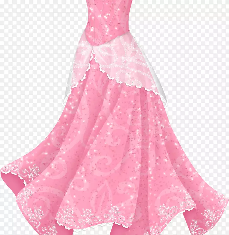 礼服派对礼服粉红色服装