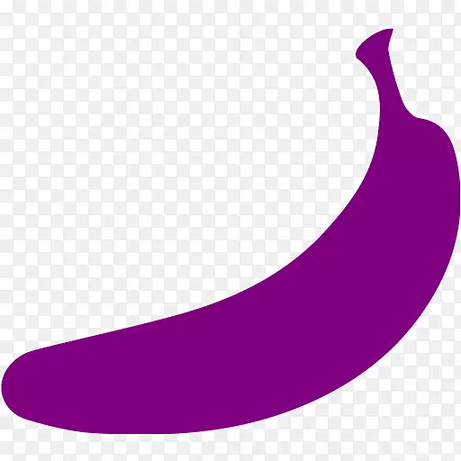 紫色香蕉电脑图标Musa velutina剪贴画-紫色