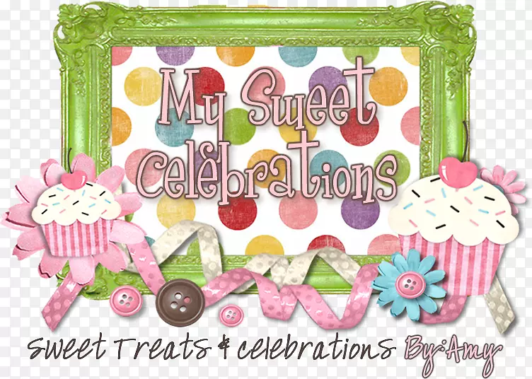蛋糕装饰玩具粉红m字体-小猫派对