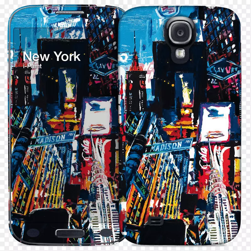 手机配件纽约市油漆拼贴聚氨酯