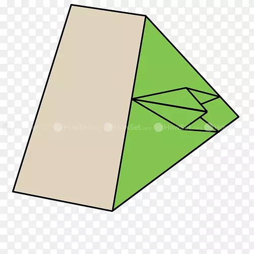 三角图案-纸飞