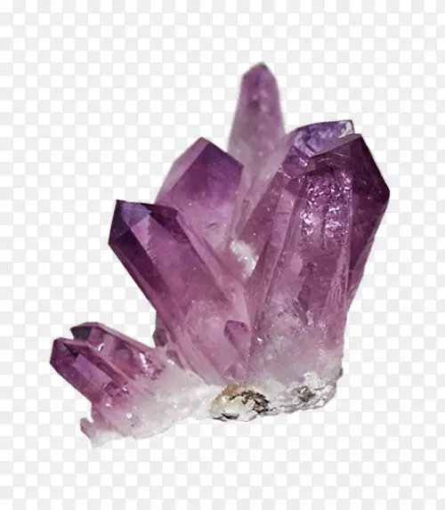 天然晶体紫晶星团石英宝石