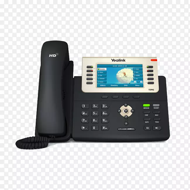 yalink sip-t29g千兆voip电话yalink w52h会话启动协议ip语音