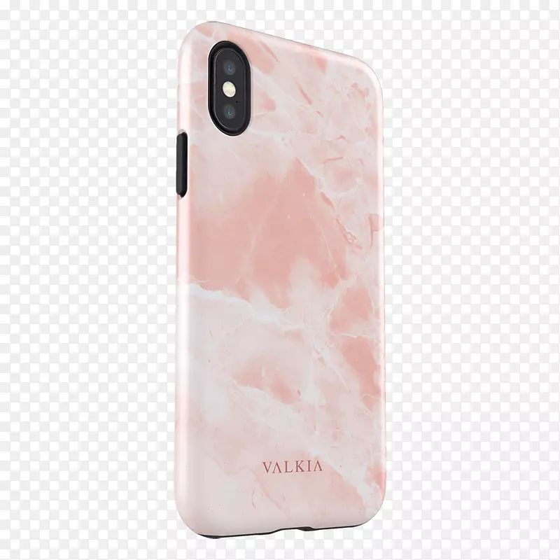 苹果iphone 8和iphone x大理石valkiamarmar oniksi-iphone粉红色
