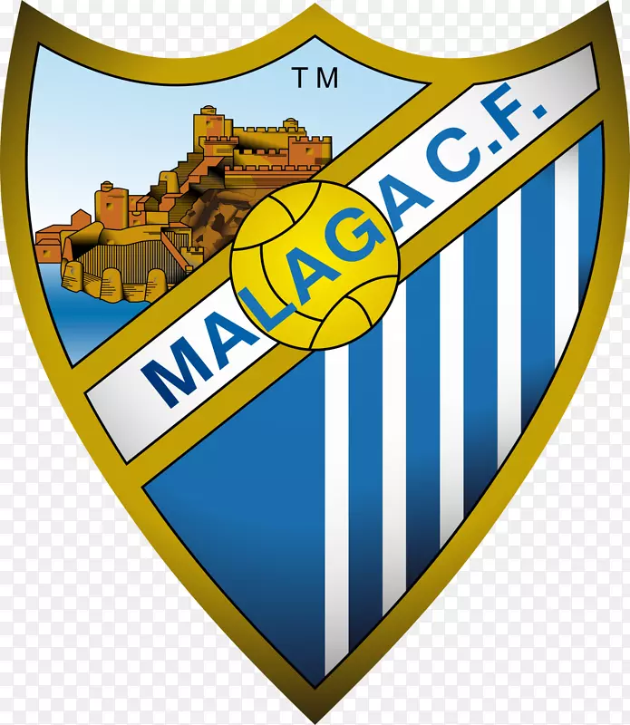 马拉加cf la Rosaleda体育场2017年-18 la Liga足球标志-足球