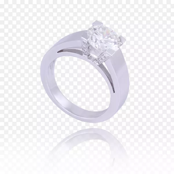 结婚戒指体珠宝水晶钻石结婚戒指