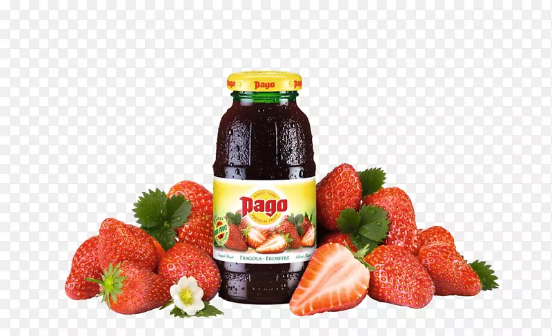 草莓汁果冻鸡尾酒-草莓