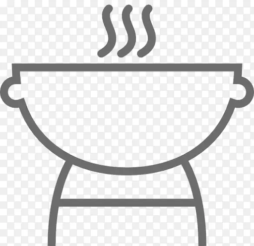 烧烤烹饪食品计算机图标.烹饪符号