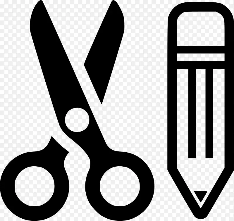 发型梳子剪刀理发师电脑图标剪刀