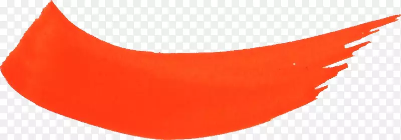 水彩画-橙色笔画