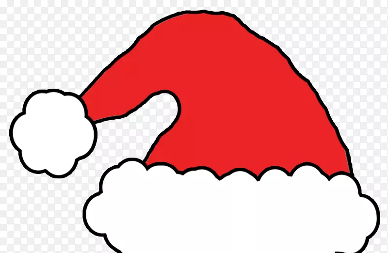圣诞老人剪贴画-圣诞老人帽