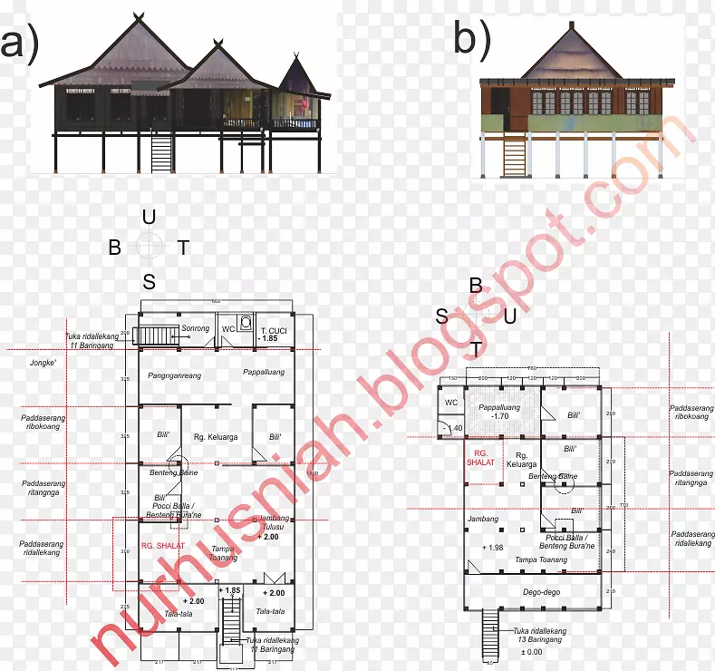 建筑立面平面图舞灯-Cahaya