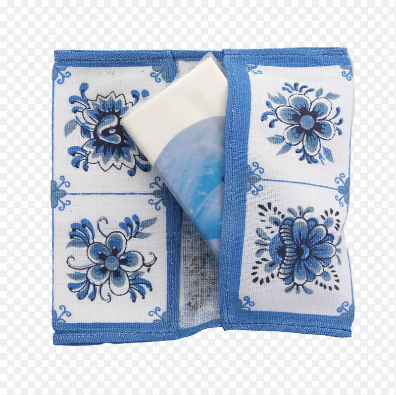 毛巾蓝白陶纺织厨房用纸手帕