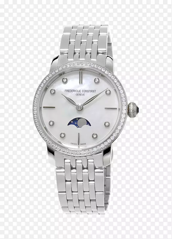 Frédérique固定手表表带珠宝弗雷德里克不变的男性经典汽车月相手表