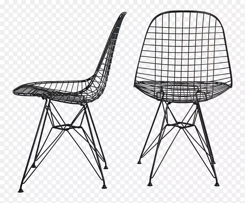 电线椅(DKr 1)Eames躺椅桌