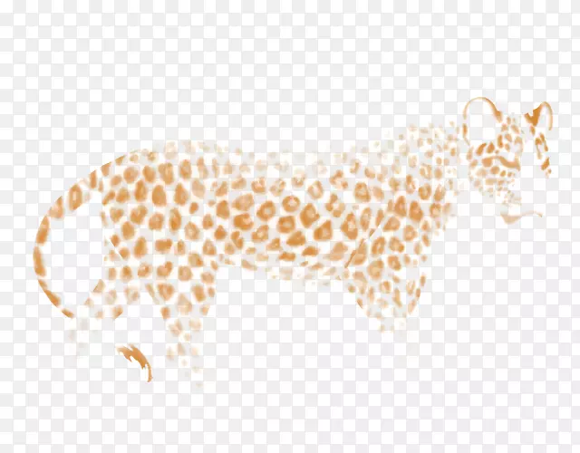 长颈鹿猫身珠宝字体长颈鹿